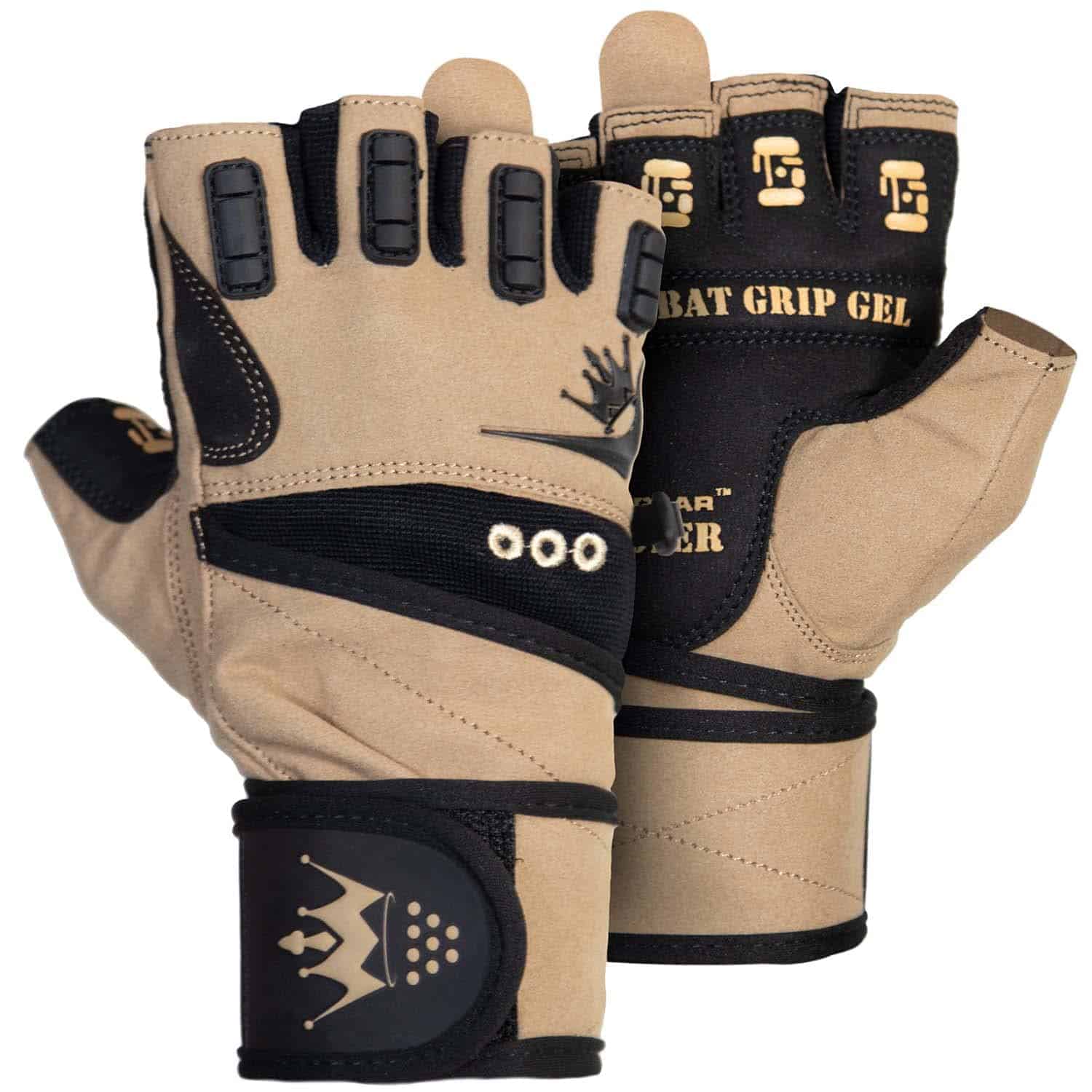 Guantes de levantamiento de pesas para -Desert Tan