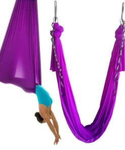 WELLSEM Hamaca de Yoga Aéreo 5.5 Yardas -Violeta