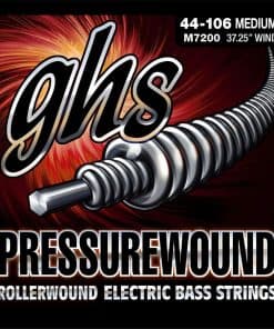 Cuerdas de bajo GHS Pressurewound para bajo (M7200),
