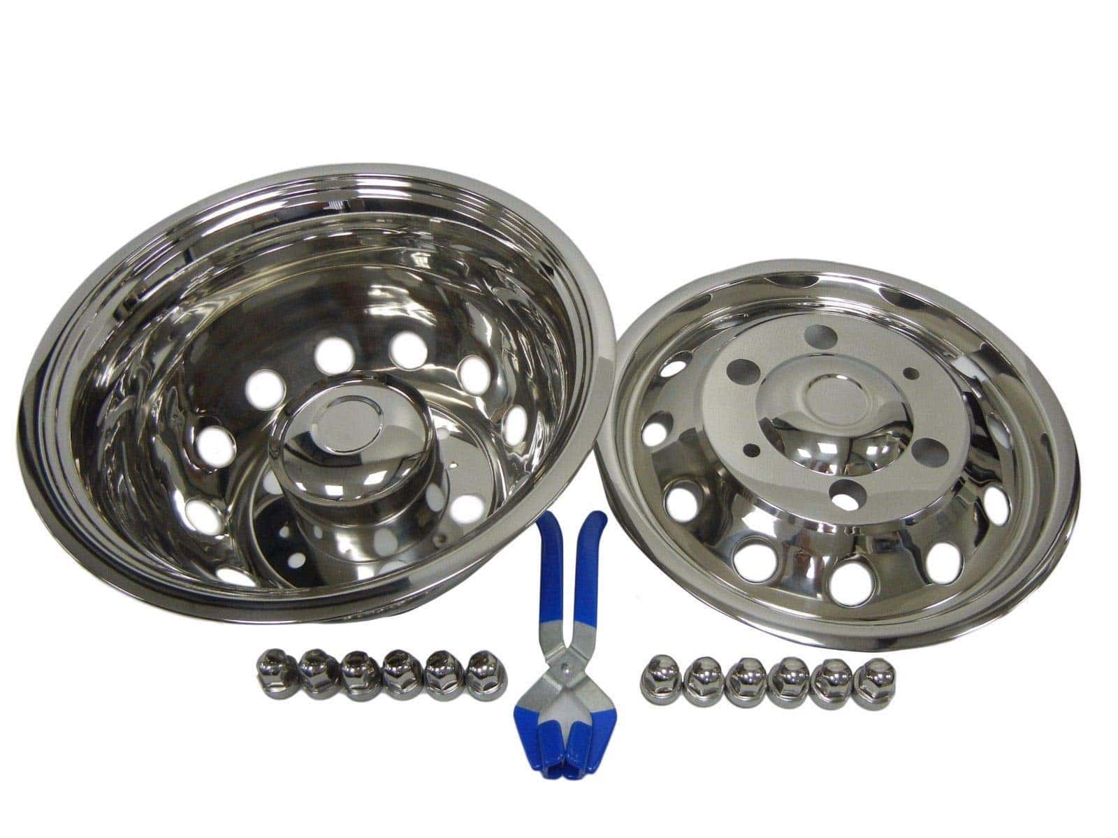 Juego de 4 Simuladores de Rueda de Acero Inoxidable A+ - Imagen 6