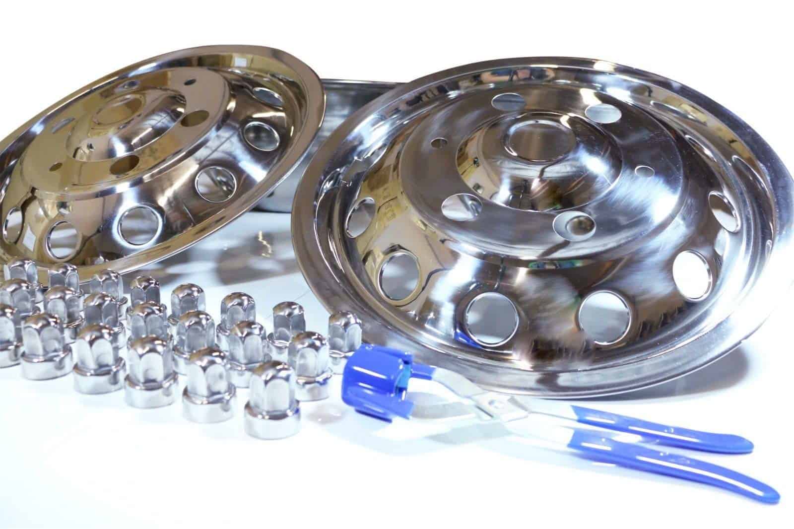 Juego de 4 Simuladores de Rueda de Acero Inoxidable A+ - Imagen 5