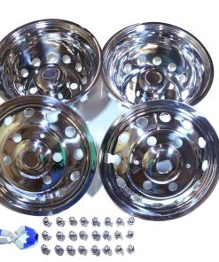 Juego de 4 Simuladores de Rueda de Acero Inoxidable A+