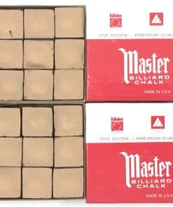 2 Cajas de Tiza Master - 24 Piezas para Puntas de Cues de