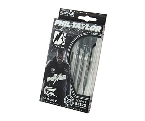 Dardos Target - Phil Taylor Power 8Zero Negro Titanio 20G - Imagen 4