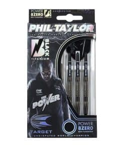 Dardos Target - Phil Taylor Power 8Zero Negro Titanio 20G