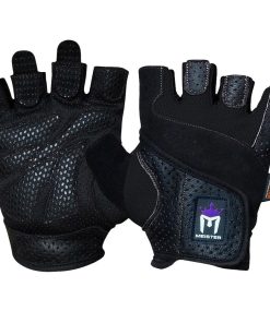 Guantes de levantamiento de pesas Meister -Negro