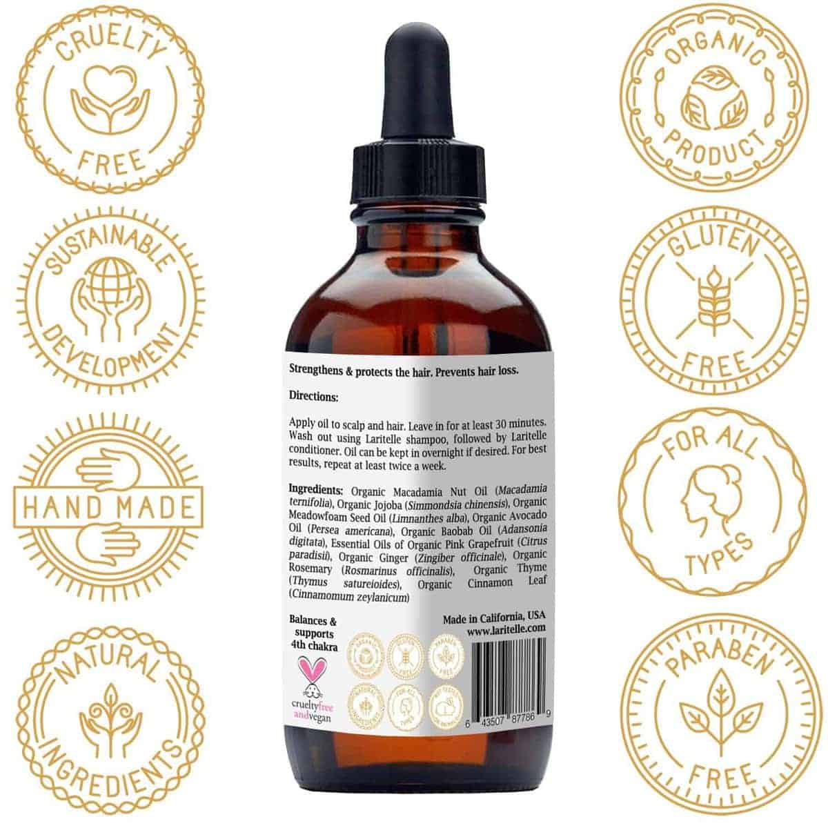 Laritelle Orgánico Prevención de la Pérdida de Cabello para - Imagen 3