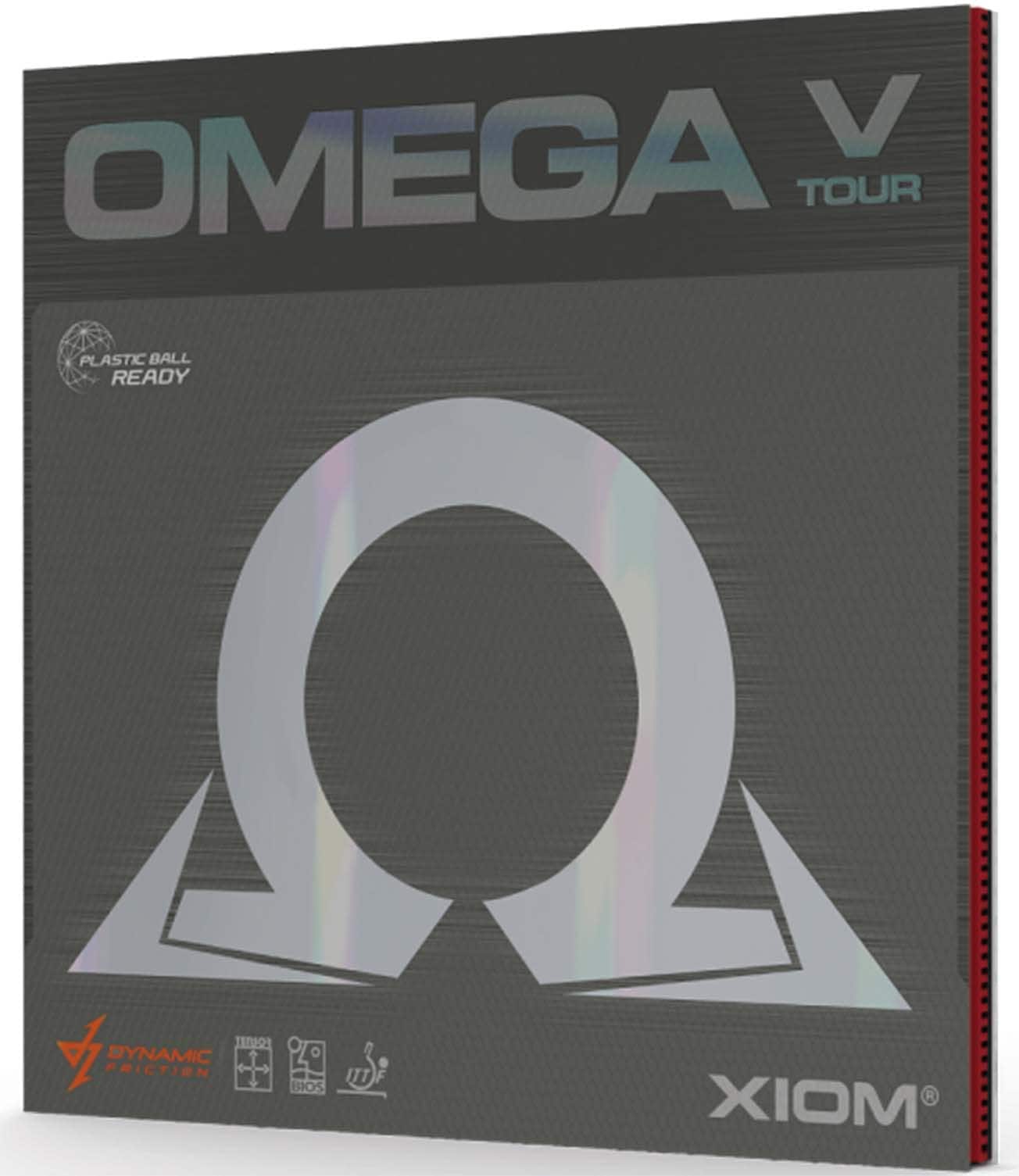 Cauchos de Tenis de Mesa XIOM Omega V Tour (Negro, 2.0)