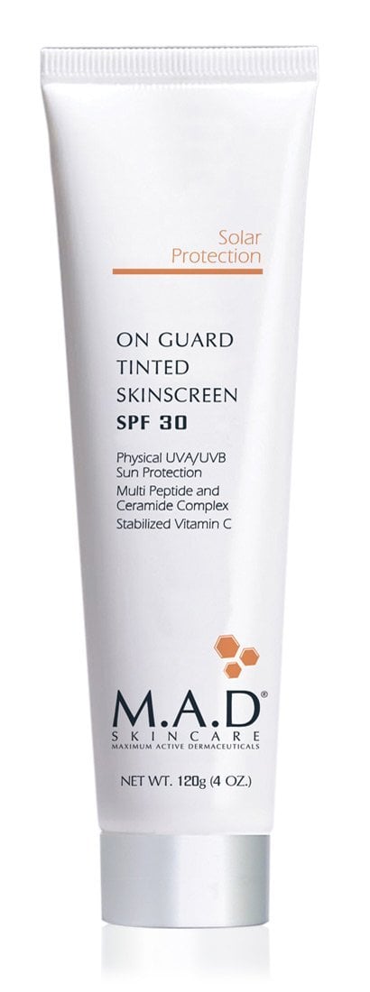 Protector Solar M.A.D SKINCARE: On Guard Tinted Skinscreen