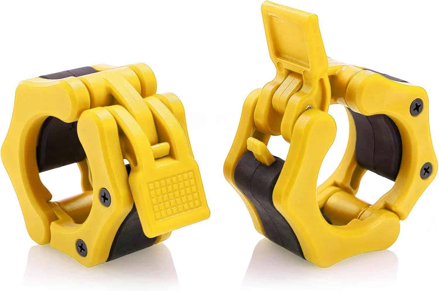 Greententljs Olympic Barbell Clamps Quick Release Par de