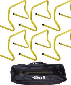 Set de 6 Vallas de Agilidad Ajustables Sportsgearsus 6"-12"