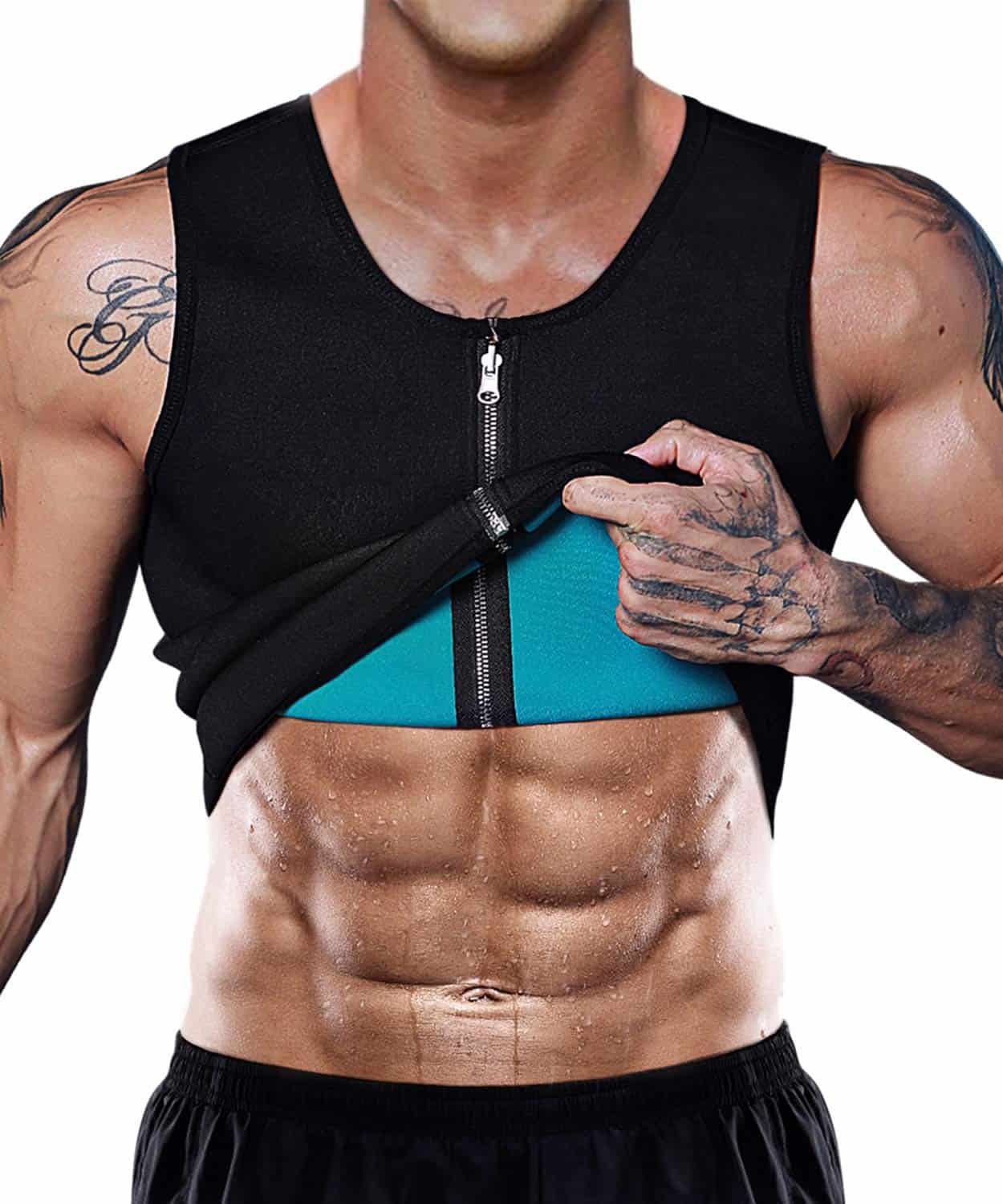 Chaleco de Sauna para Hombres DoLoveY Waist -Negro