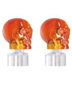 United Pacific 86059 Skull Guide Top - Ámbar, Paquete de 2