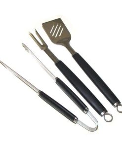 Set de herramientas para parrilla de acero inoxidable para