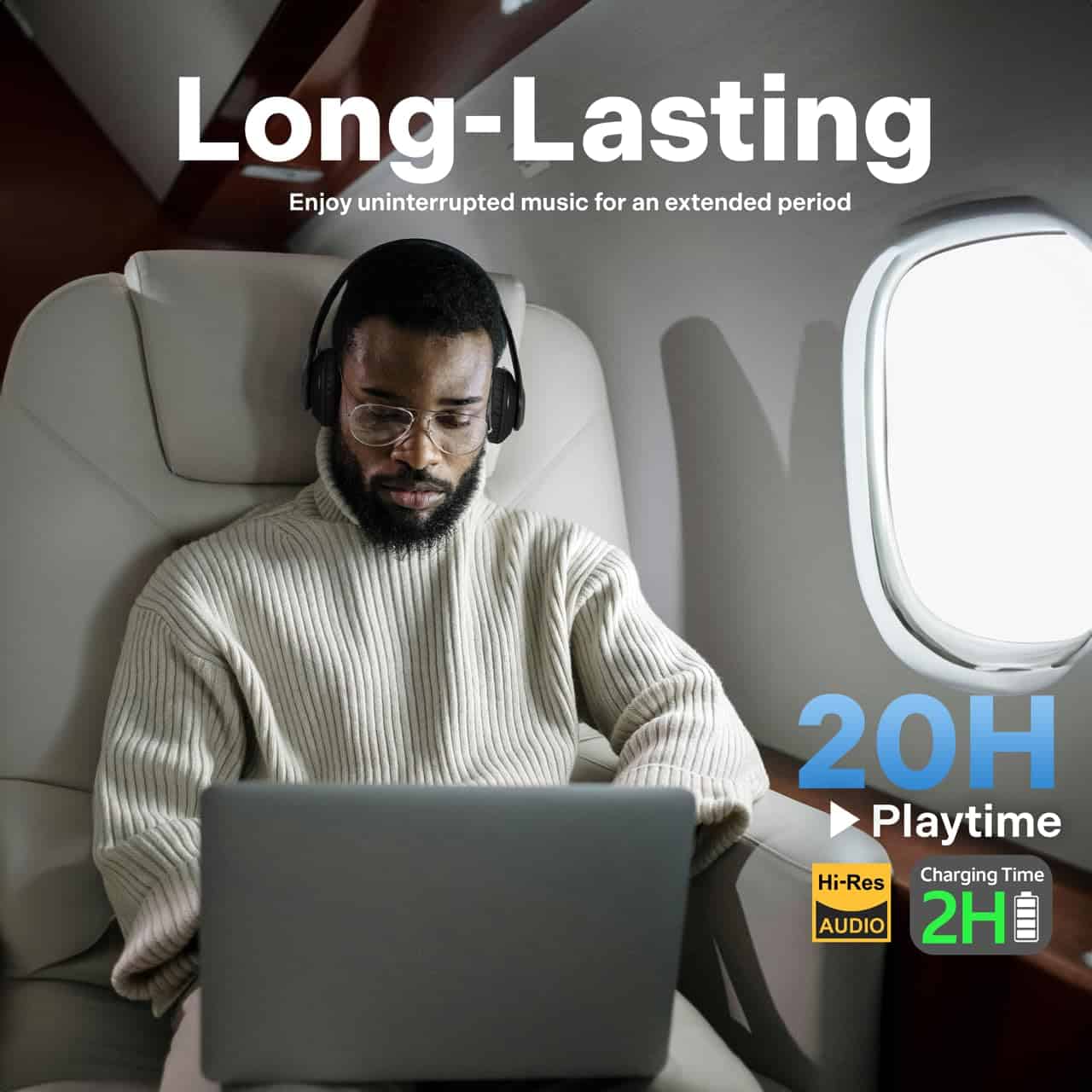 Audífonos Bluetooth iJoy sobre la oreja, auriculares - Imagen 7