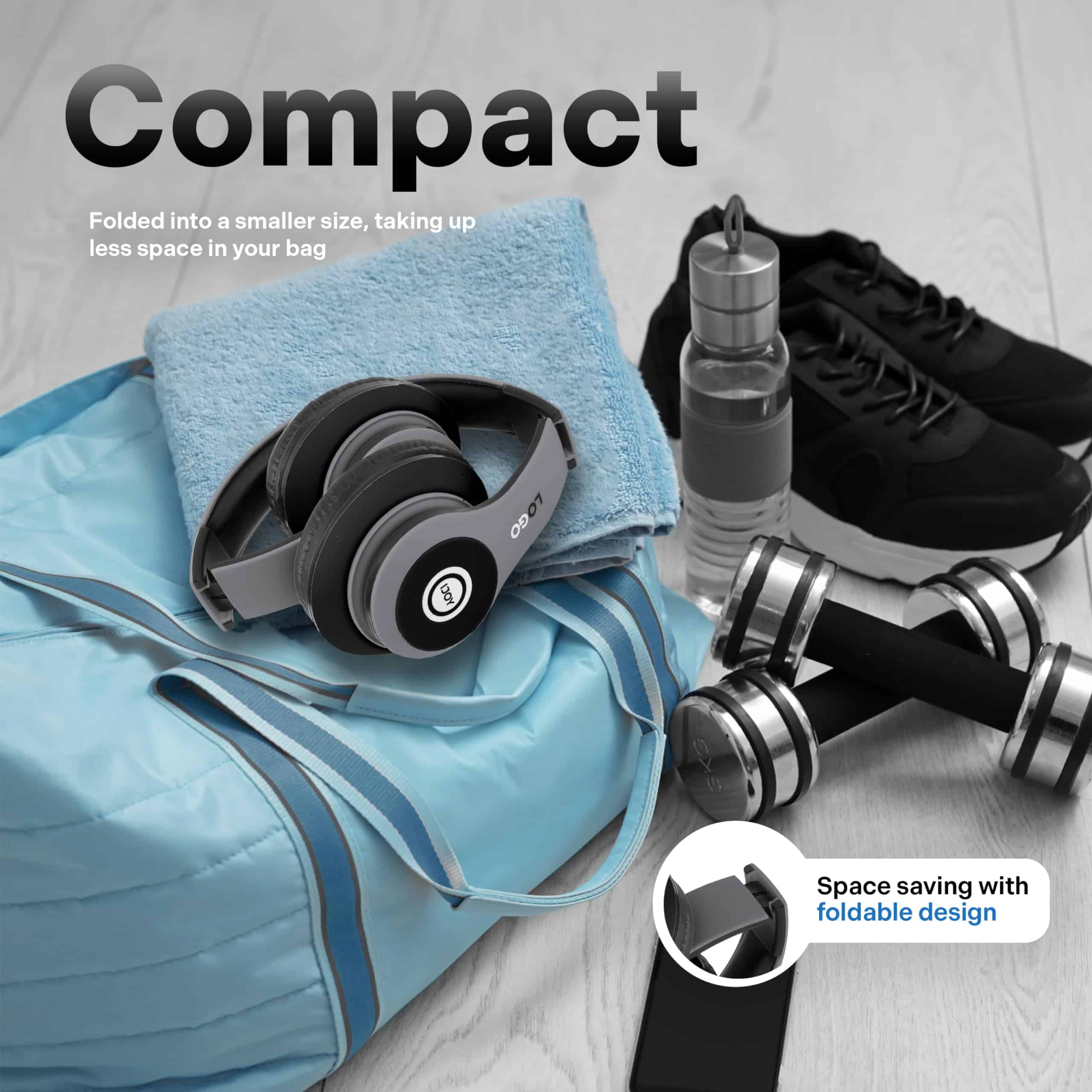 Audífonos Bluetooth iJoy sobre la oreja, auriculares - Imagen 8