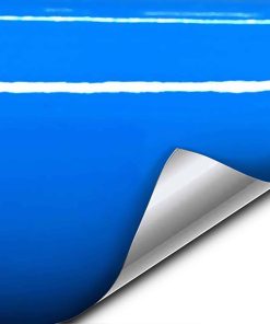 Película de vinilo para auto en color azul brillante