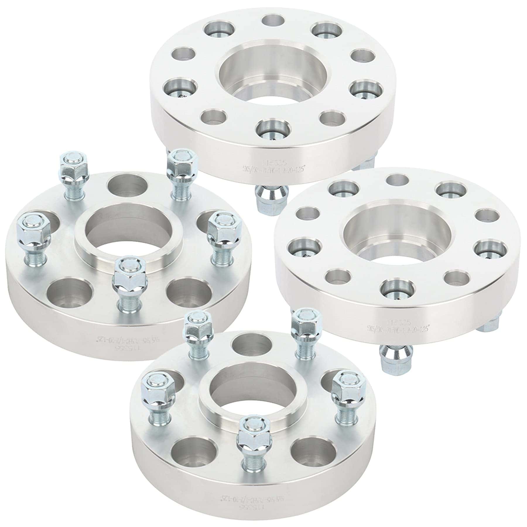 Juego de 4 espaciadores de rueda centrados en el cubo de