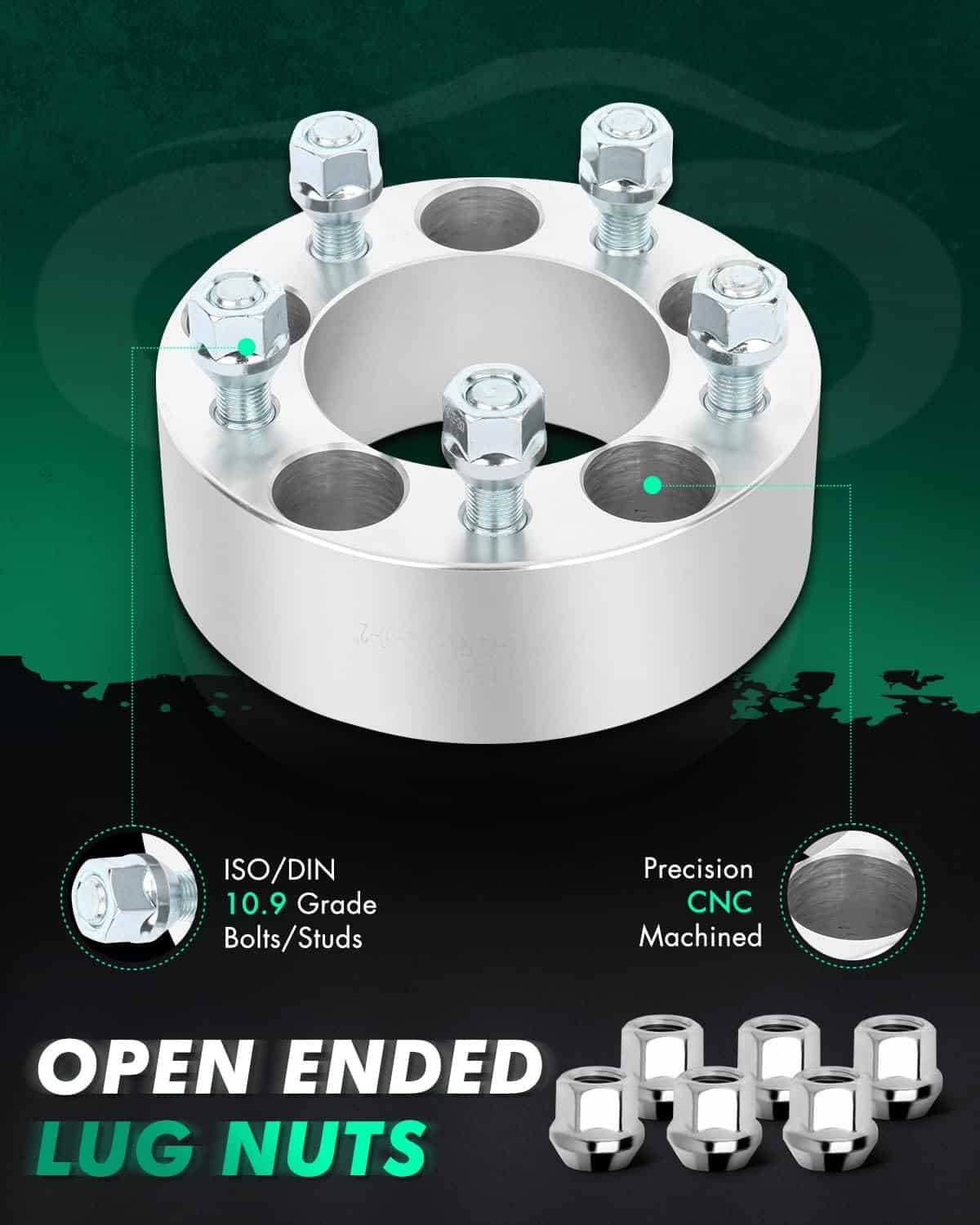 Espaciadores de Rueda SCITOO de 5x4.5 Pulgadas con 2 - Imagen 5