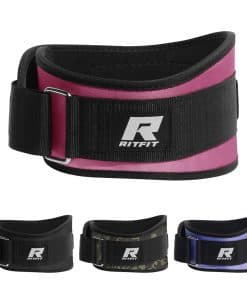 Cinturón de levantamiento de pesas RitFit -Rosa