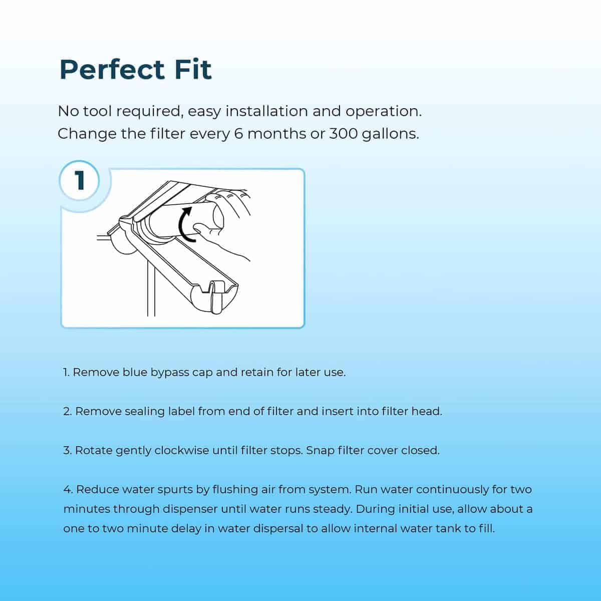 Crystala Filters UKF8001 Compatible con Everydrop Filter 4, - Imagen 7