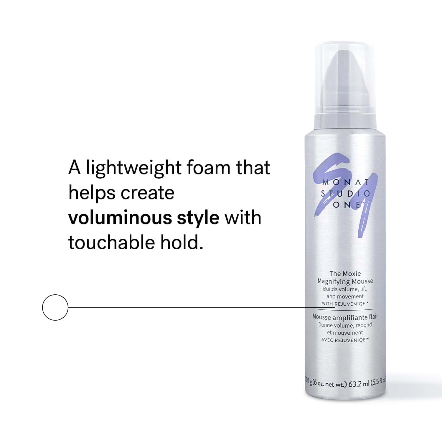 MONAT Studio One� The Moxie� Magnifying Mousse - Mousse - Imagen 3
