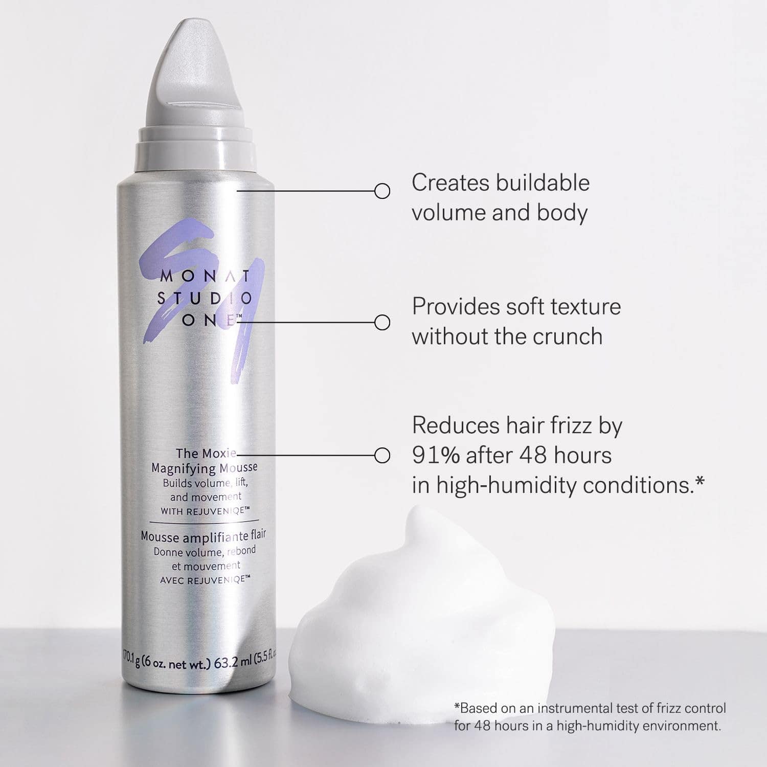 MONAT Studio One� The Moxie� Magnifying Mousse - Mousse - Imagen 5