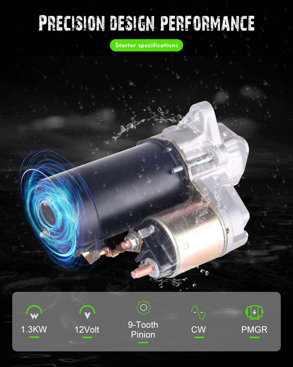 Motor de arranque SCITOO SPR0002 17667N 1991-1992 para - Imagen 4