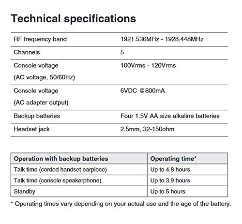 VTech CM18445 Consola Principal - Teléfono de Oficina - Imagen 8
