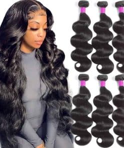 Flady Hair 10A Extensiones de Cabello Virgen Ondulado
