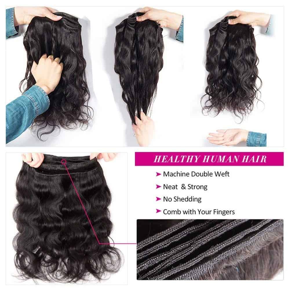 Flady Hair 10A Extensiones de Cabello Virgen Ondulado - Imagen 6