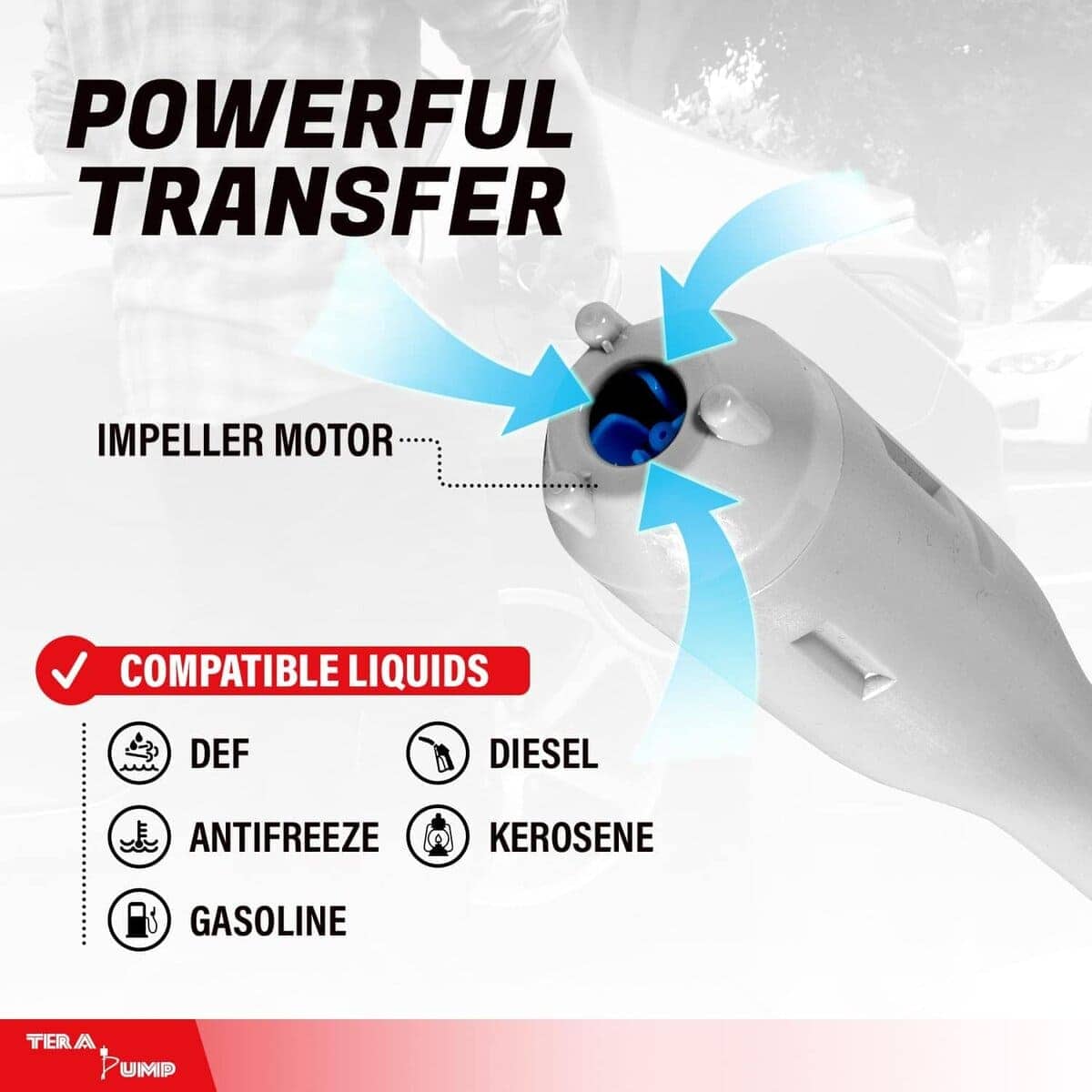 Bomba de Transferencia de Combustible con Pilas TERA PUMP - Imagen 6