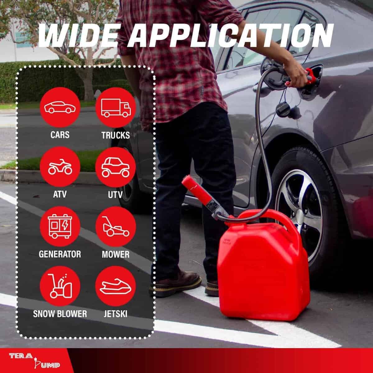 Bomba de Transferencia de Combustible con Pilas TERA PUMP - Imagen 8