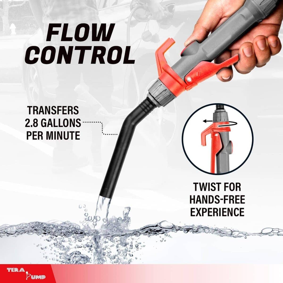 Bomba de Transferencia de Combustible con Pilas TERA PUMP - Imagen 5