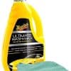 Meguiars Ultimate Wash & Wax (48 oz) Bundle with Microfiber