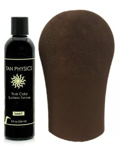 Tan Physics Sunless Tanner 8oz con Guante de Bronceado -
