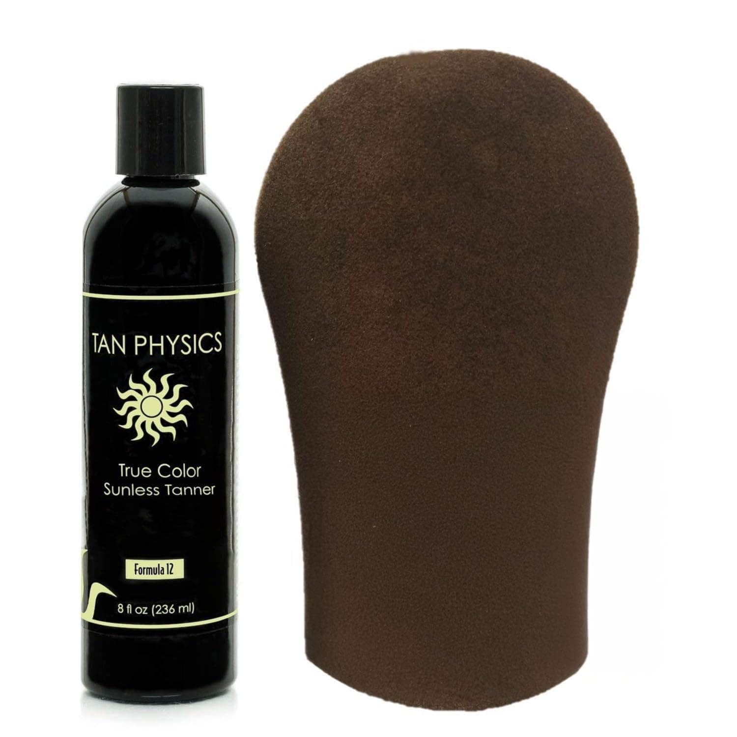 Tan Physics Sunless Tanner 8oz con Guante de Bronceado -