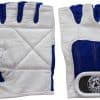 Guantes de Gimnasio Nibra Wear USA Blancos/Azules con
