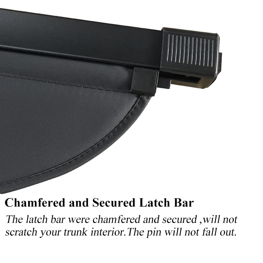 Cubierta de maletero retráctil Vesul Compatible con Ford - Imagen 9