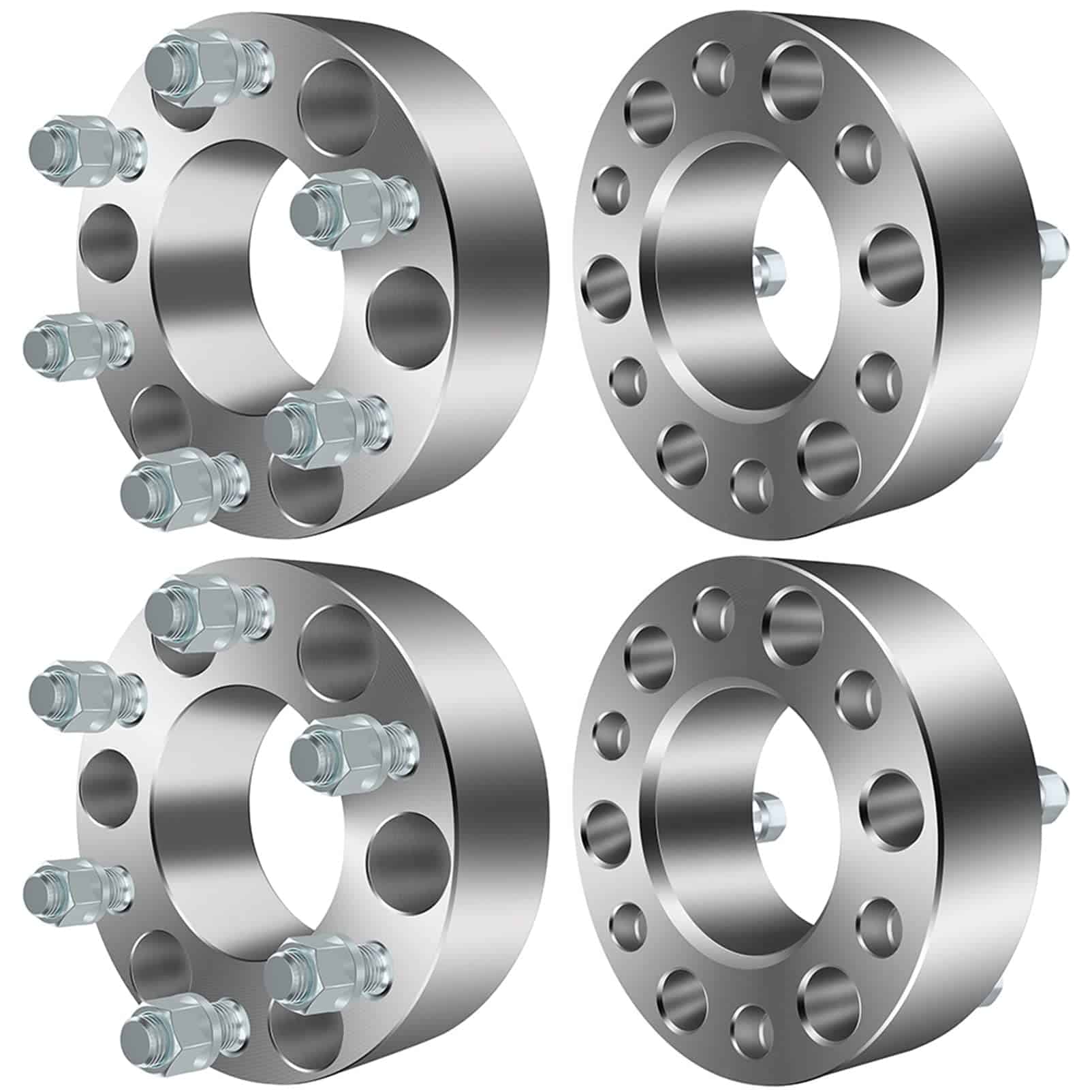 SCITOO 4PCS 2" Separadores de rueda de 6 birlos 6x135mm a