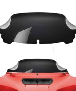 Amazicha Parabrisas Negro en Onda de 7" Compatible con