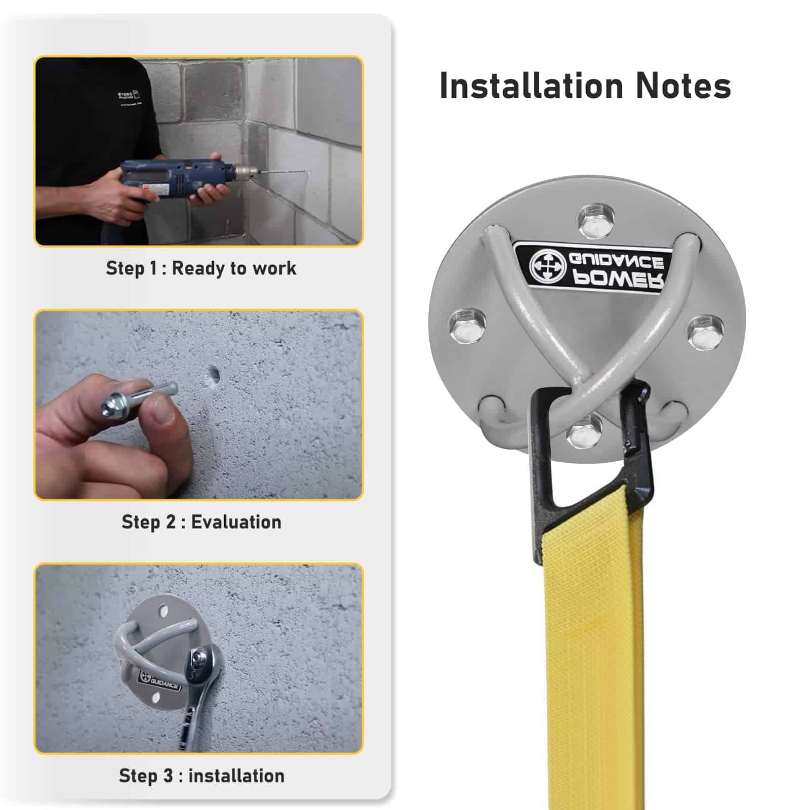 Soporte de Pared y Techo POWER GUIDANCE para Cintas de - Imagen 5