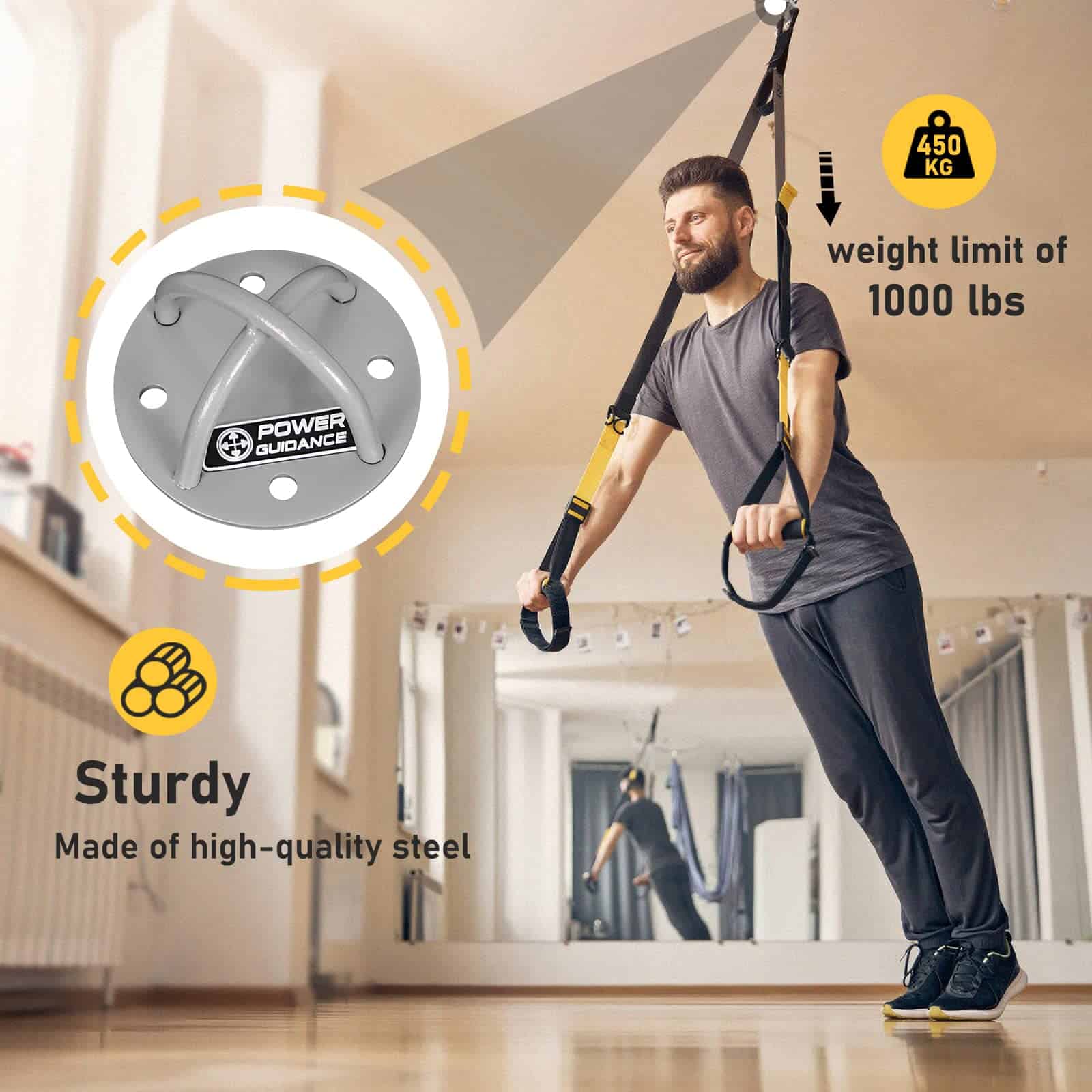 Soporte de Pared y Techo POWER GUIDANCE para Cintas de - Imagen 6