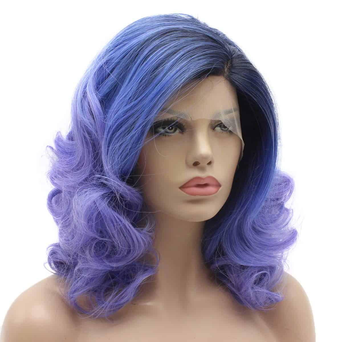 Pelucas de encaje sintético resistente al calor de alta - Imagen 3