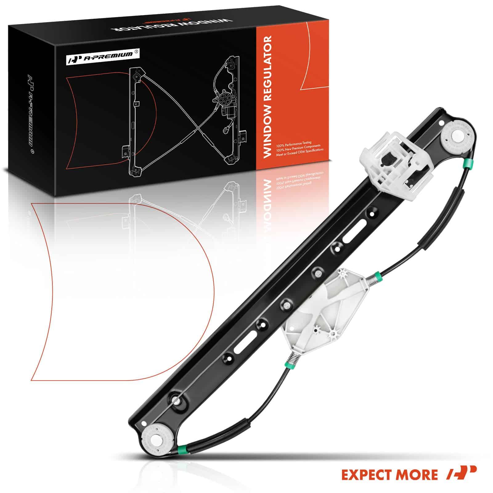 Regulador de ventana sin motor A-Premium para BMW X3 E83 - Imagen 9