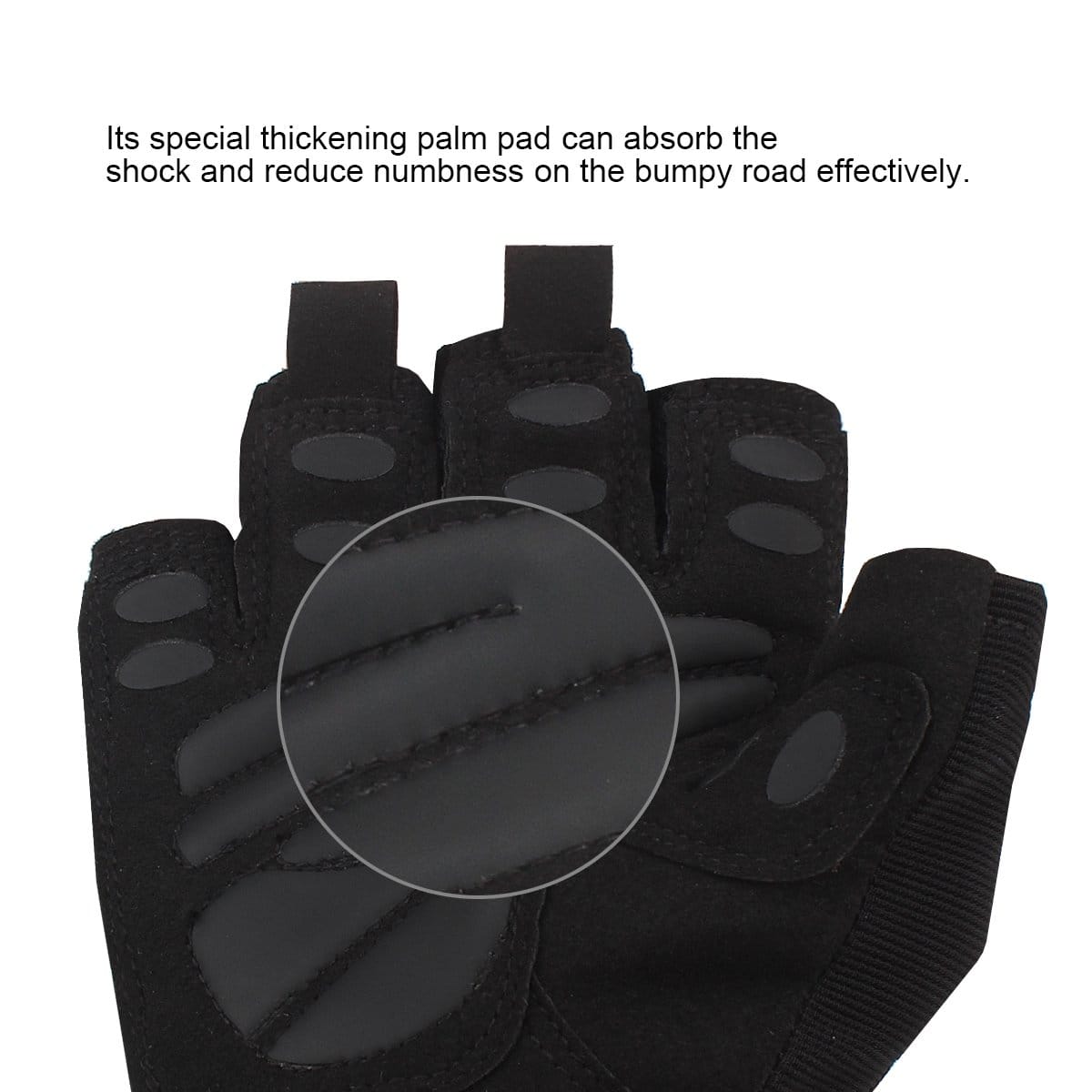 Guantes de entrenamiento Trideer para -Negro con muñequera - Imagen 10