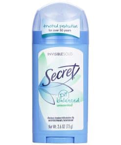 Desodorante Antitranspirante Secreto Invisible Sólido sin