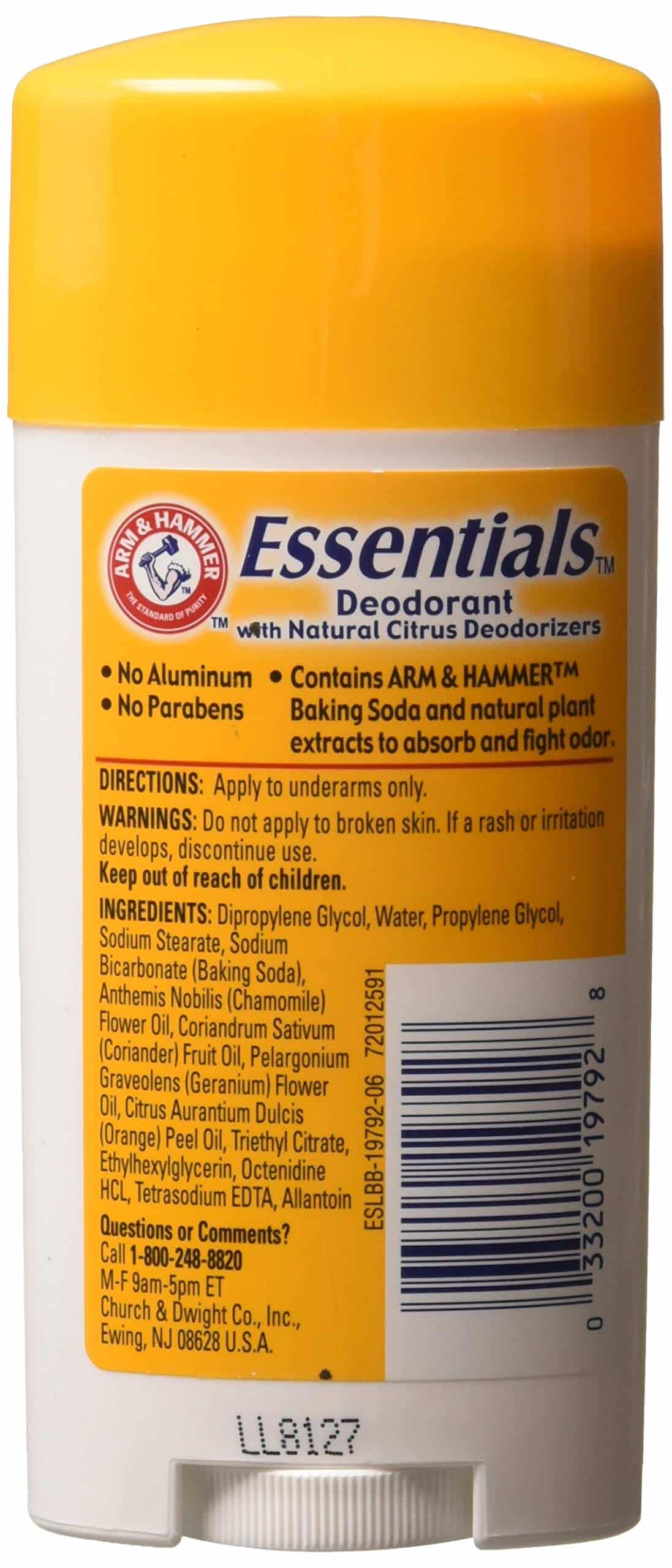 Desodorante Natural ARM & HAMMER Essentials sin Fragancia - Imagen 3