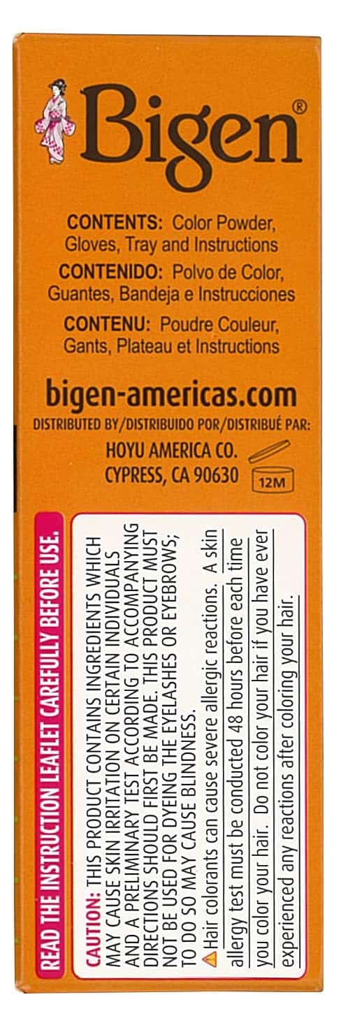 Tinte en Polvo Permanente Bigen 48 Castaño Oscuro 1 ud - Imagen 6