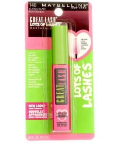 Maybelline Great Lash Lots of Lashes Máscara Lavable, Negro